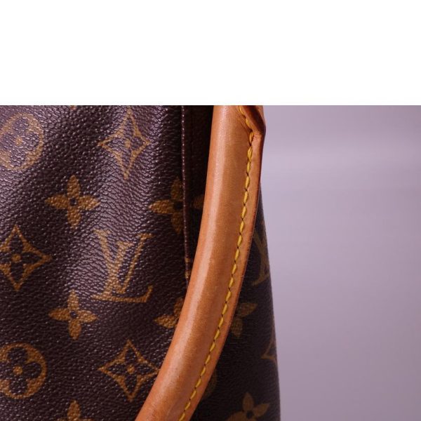 76333 10 Louis Vuitton Looping GM Monogram Shoulder Bag Brown