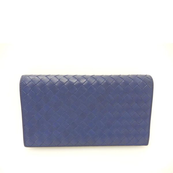 76346 2 Bottega Veneta Intrecciato Bi Fold Long Wallet