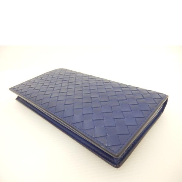 76346 3 Bottega Veneta Intrecciato Bi Fold Long Wallet