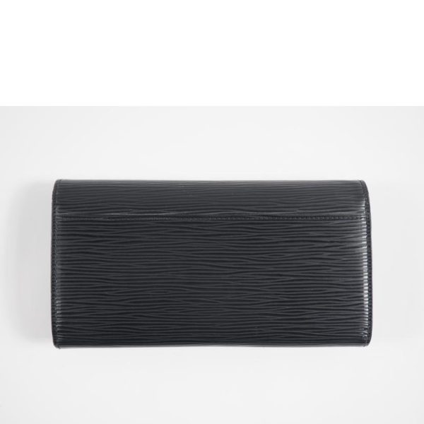 76396 2 Louis Vuitton Sara Wallet Epi Noir