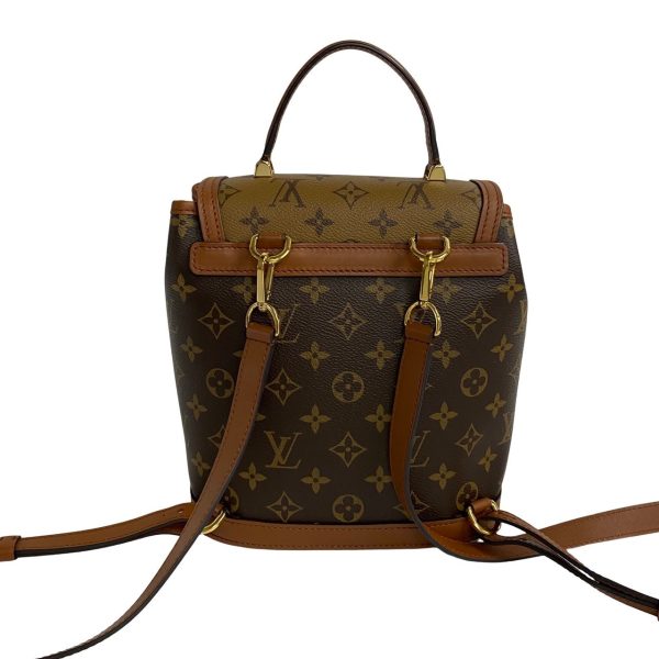 763k763 23006 5 Louis Vuitton Dauphine Monogram Leather Rucksack Backpack Brown