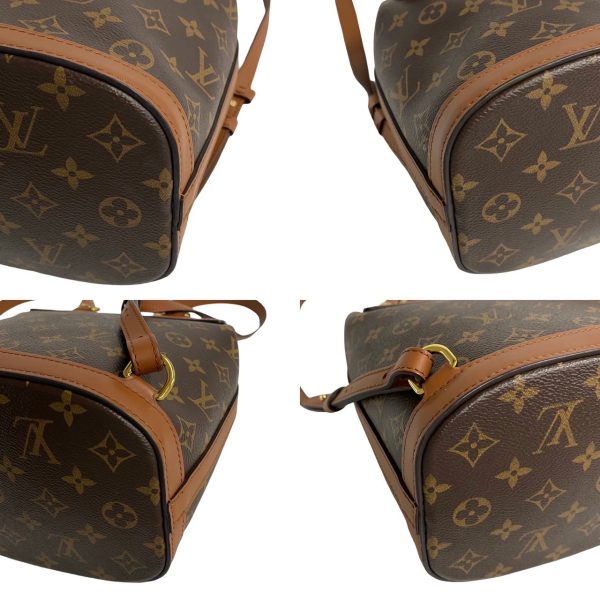 763k763 23006 8 Louis Vuitton Dauphine Monogram Leather Rucksack Backpack Brown