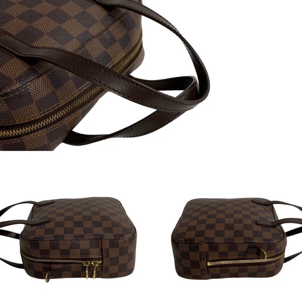 763k763 27695 7 Louis Vuitton SP Order Spontini Damier Leather 2way Bag Brown