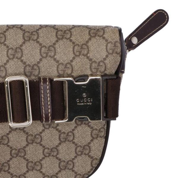 76421 5 Gucci GG Supreme Belt Bag Beige