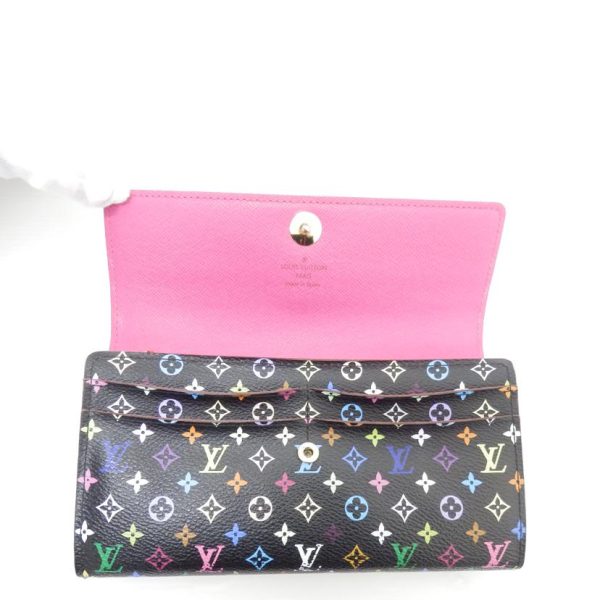 76469 4 Louis Vuitton Portefeuil Sarah Wallet Monogram Multi