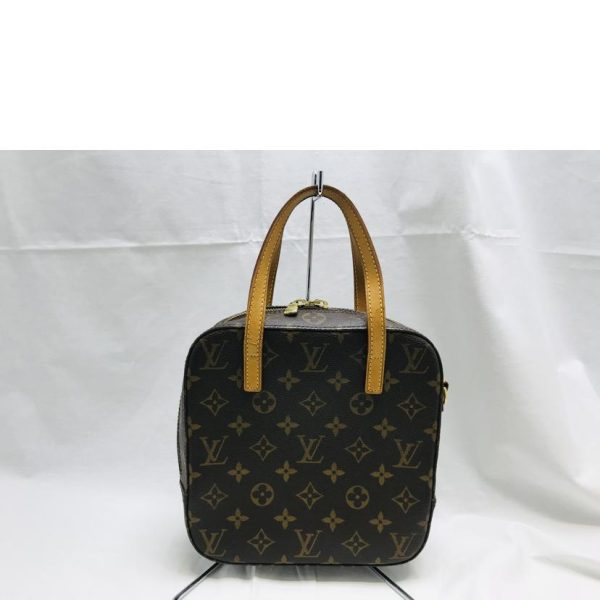 76484 2 Louis Vuitton Spontini Bag Monogram Brown