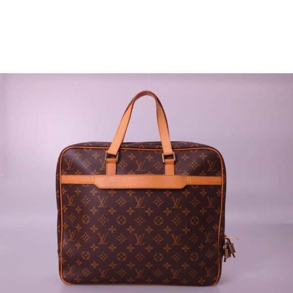 76548 2 Louis Vuitton Porte de Cumin Pegas Monogram Travel Bag Brown