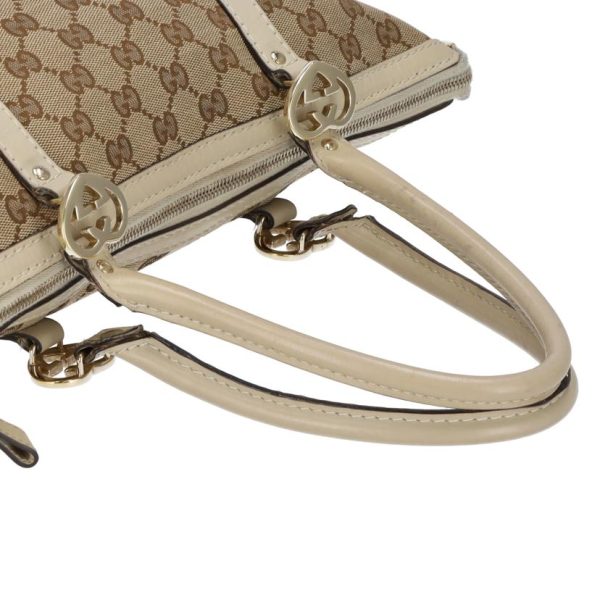 76554 3 Gucci GG Canvas Lovely Heart Tote Bag