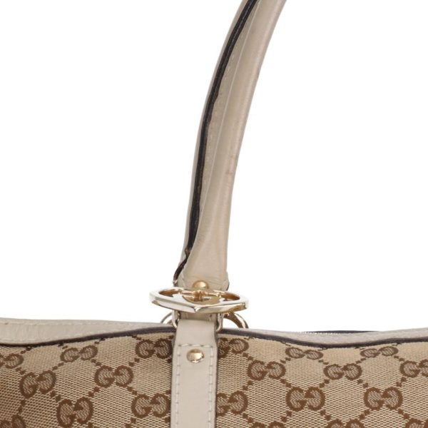 76554 6 Gucci GG Canvas Lovely Heart Tote Bag