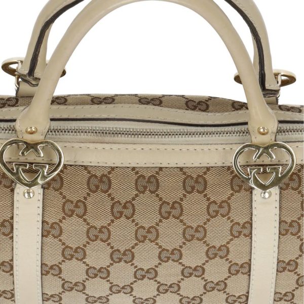 76554 7 Gucci GG Canvas Lovely Heart Tote Bag