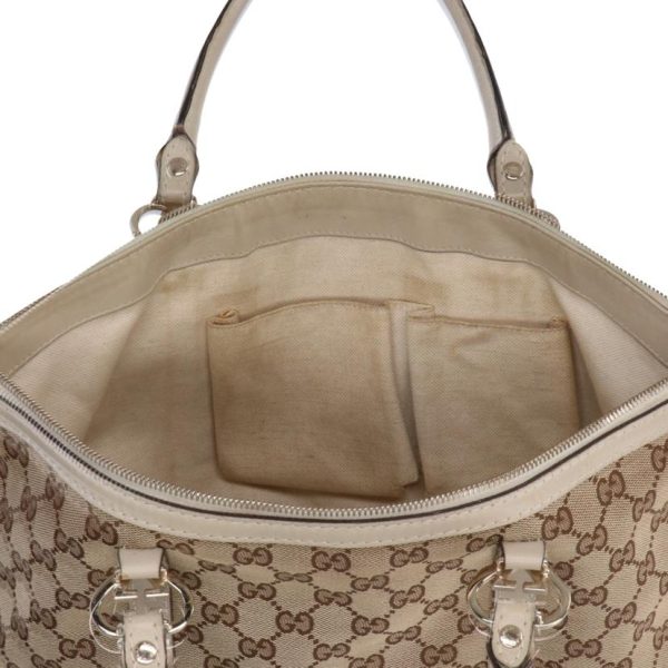 76554 9 Gucci GG Canvas Lovely Heart Tote Bag