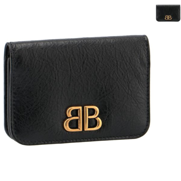 7656312aaxb BALENCIAGA Card Case Monaco Bifold Card Holder Arena