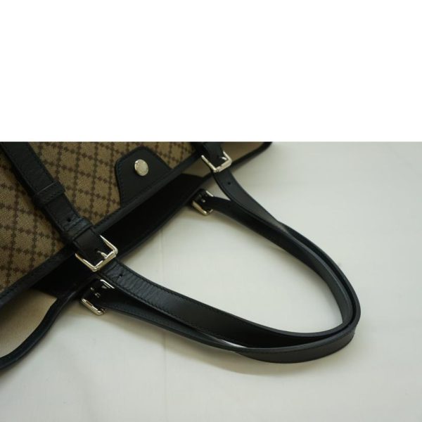 76700 4 Gucci PVC Leather Tote Bag Biege