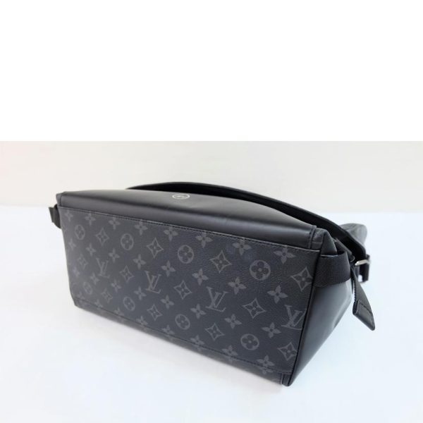 76774 3 Louis Vuitton Voyage Monogram Messenger Bag Black