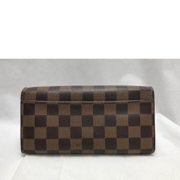 76781 2 LOUIS VUITTON Damier Portefeuille Sara Wallet Rose Ballerine