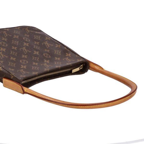 76783 3 Louis Vuitton Looping MM Monogram Bag Brown