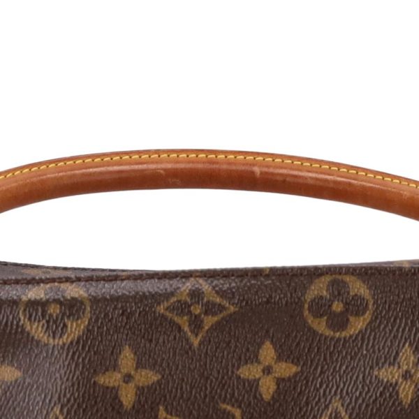 76783 7 Louis Vuitton Looping MM Monogram Bag Brown