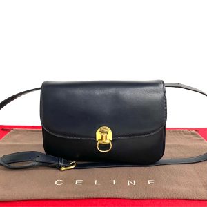 767l767 21672 1 Celine Leather Micro Luggage Shopper Tote Bag Black