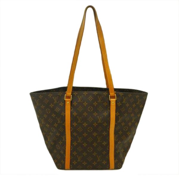 76861 1 Louis Vuitton Sack Shopping Tote Bag Monogram Brown