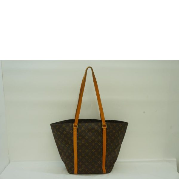 76861 2 Louis Vuitton Sack Shopping Tote Bag Monogram Brown