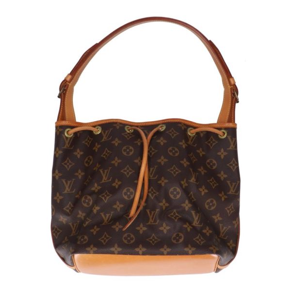 76872 1 Louis Vuitton Petit Noe Shoulder Bag Monogram Brown