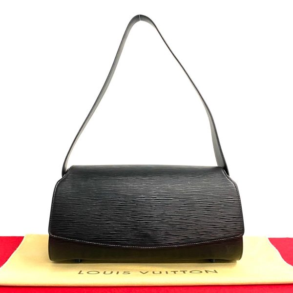 768l768 33975 1 Louis Vuitton Nocturne GM Epi Leather Handbag Shoulder Bag Black