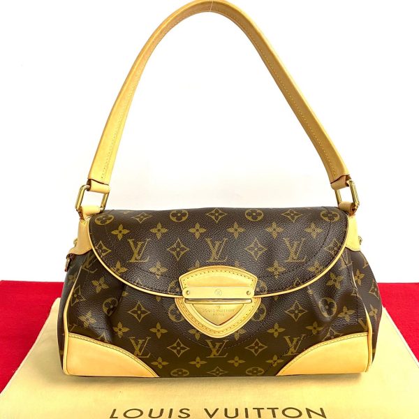 770a768 28273 1 Louis Vuitton Beverly MM Monogram Shoulder Bag Brown