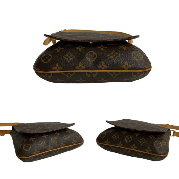 770a770 29409 7 Louis Vuitton Musette Salsa Monogram Leather Shoulder Bag Brown