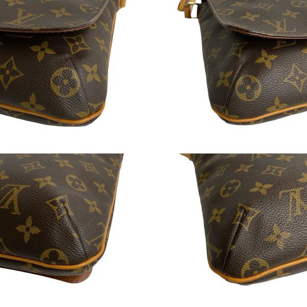 770a770 29409 8 Louis Vuitton Musette Salsa Monogram Leather Shoulder Bag Brown