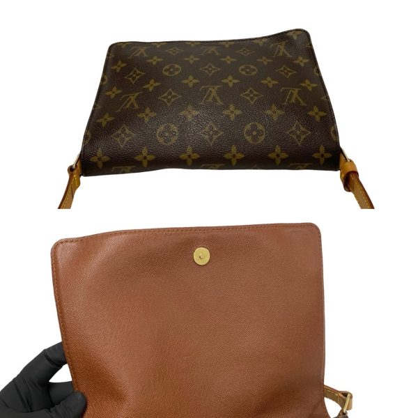 771a770 36148 9 Louis Vuitton Musette Tango Monogram Leather Mini Shoulder Bag Brown