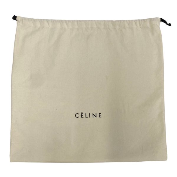 771a771 21640 10 Celine Luggage Micro Shopper Drummed Calfskin Handbag Tote Bag Black