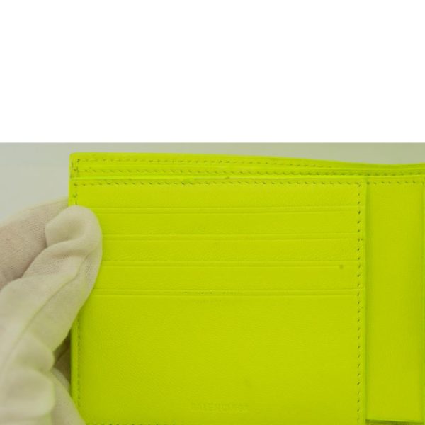 77233 8 Balenciaga Bifold Wallet Yellow