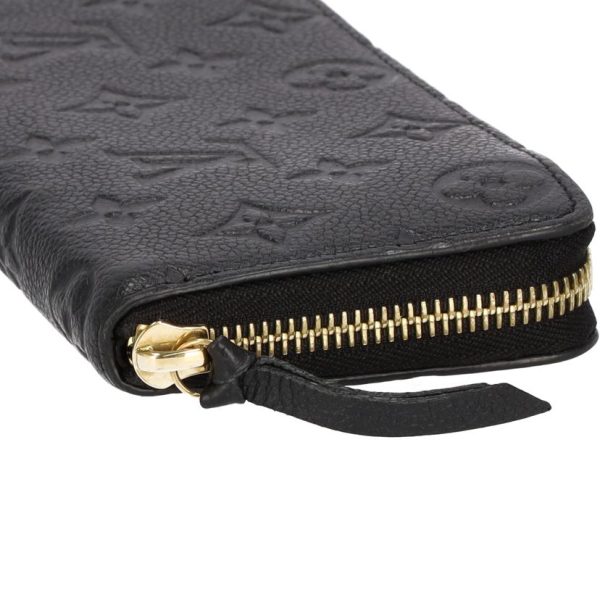 77251 6 Louis Vuitton Clemence Wallet Monogram Black