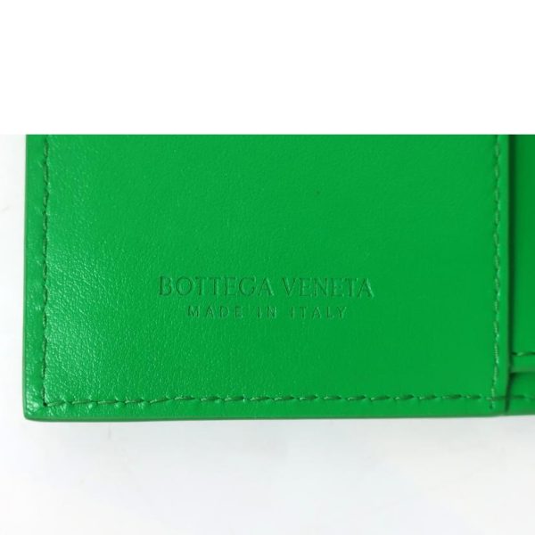 77321 6 BOTTEGA VENETA Two fold Zipper Pocket Wallet Paraquito