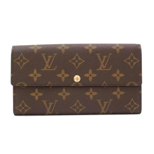 77391 1 Louis Vuitton Pochette Portomone Credit NM Monogram