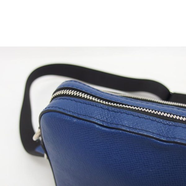 77392 11 Louis Vuitton Trio Messenger Bag Taigarama Cobalt Blue