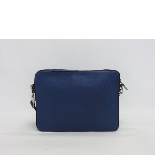 77392 2 Louis Vuitton Trio Messenger Bag Taigarama Cobalt Blue