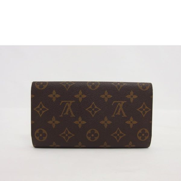 77439 2 Louis Vuitton Porte Tresor Wallet Monogram Brown