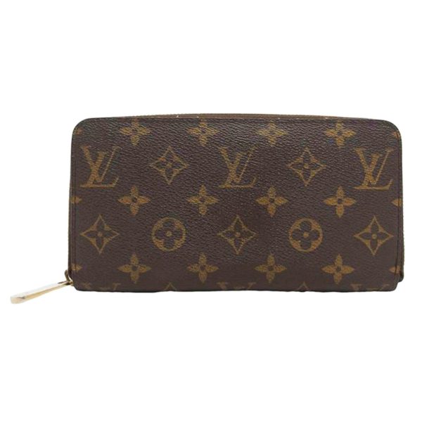 77514 1 Louis Vuitton Zippy Wallet Monogram Brown