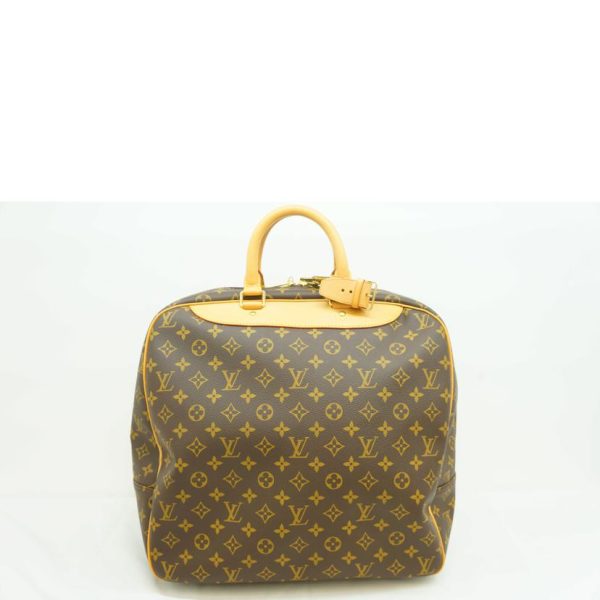 77530 2 Louis Vuitton Evasion Duffel Bag Monogram Brown