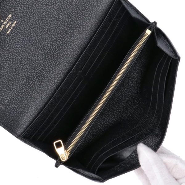 77593 5 Louis Vuitton Portefeuil Sala Empreinte Wallet Noir