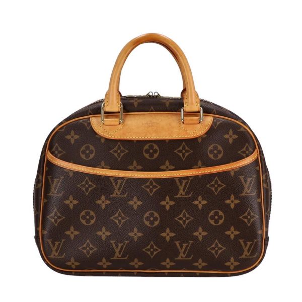 77764 1 Louis Vuitton Trouville Monogram Handbag Brown