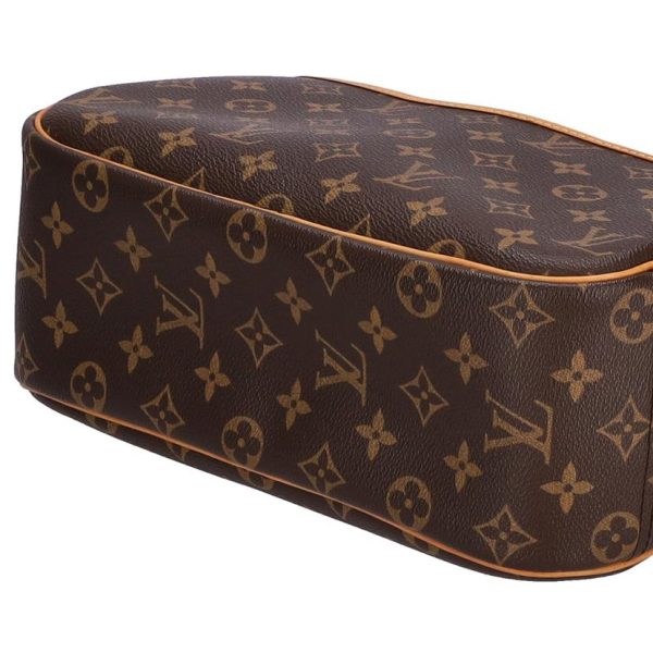 77764 3 Louis Vuitton Trouville Monogram Handbag Brown