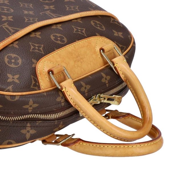 77764 4 Louis Vuitton Trouville Monogram Handbag Brown