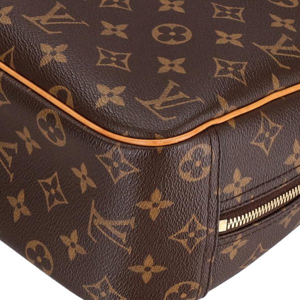 77764 8 Louis Vuitton Trouville Monogram Handbag Brown