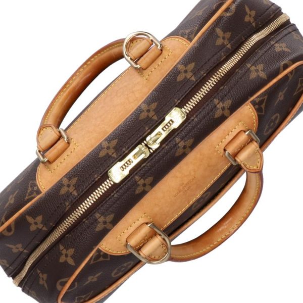 77764 9 Louis Vuitton Trouville Monogram Handbag Brown