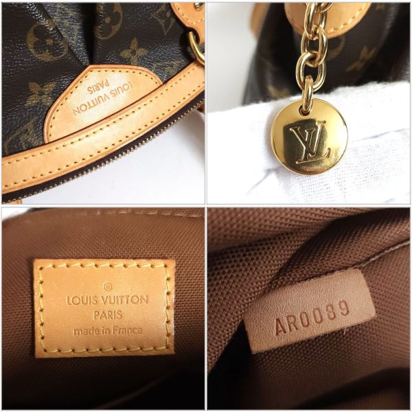 778 6 Louis Vuitton Monogram Tivoli Handbag Canvas Brown