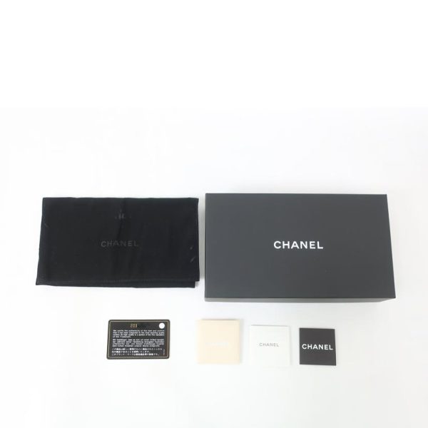 78011 10 Chanel Enamel Tri fold Wallet Yellow