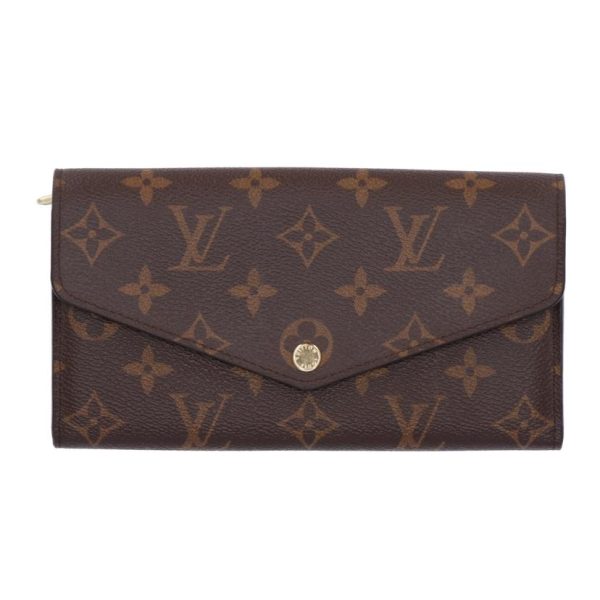 78077 1 Louis Vuitton Portefeuil Sala Monogram Wallet Brown