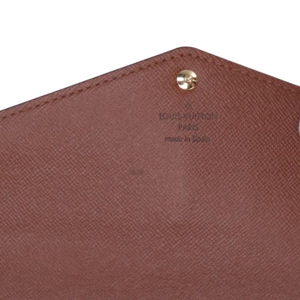 78077 10 Louis Vuitton Portefeuil Sala Monogram Wallet Brown